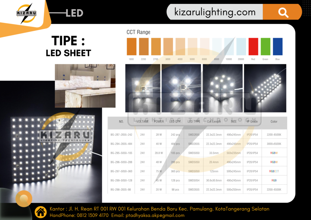 led sheet