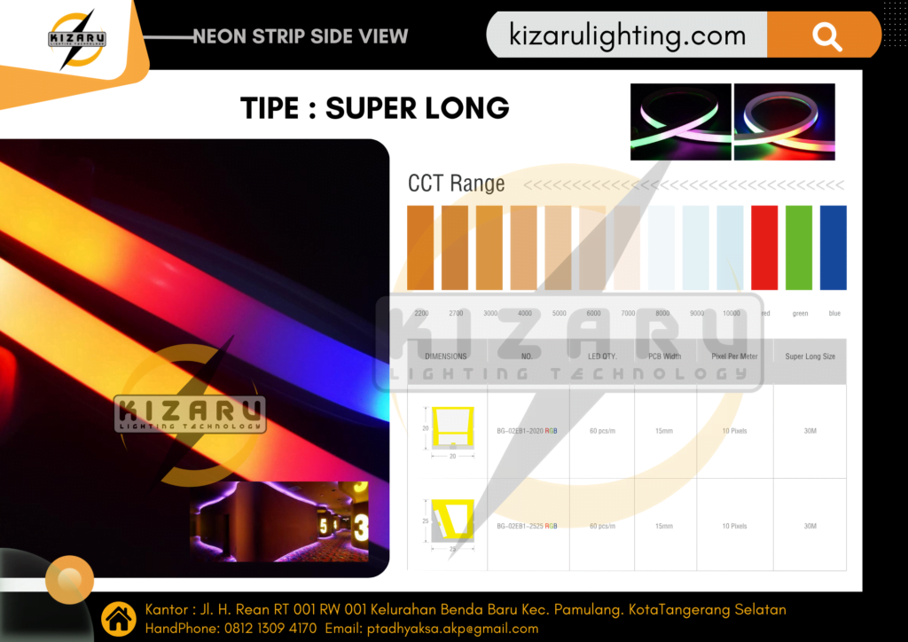 NEON STRIP super long